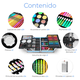 thumbnail image 3 of Kit De Arte Dibujo Profesional Dibujo Colores Lápices Lapiz Pincel Punta 145 pza, 3 of 7