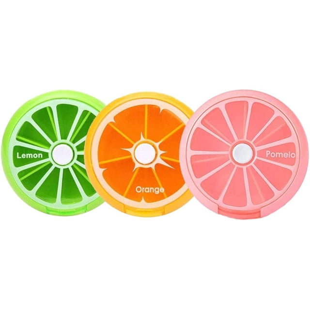 Pastillero Pastillero Semanal 3 Veces 7 Compartimentos Organizador Grande De Pastillas Medicinales (Grupo 3PCS) ER