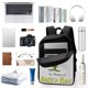 thumbnail image 3 of Hombre Servilleta-theme Backpack, Campus style schoolbag Bookbag with Adjustable Shoulder Straps And Large Zip Compartment, Unisex Travel Bags., 3 of 6