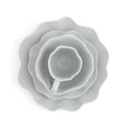thumbnail image 2 of Portmeirion Sophie Conran Floret 4 Piece Place Setting - Dove Grey, 2 of 3
