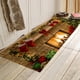 thumbnail image 5 of Wandteppich de Puerta con Adornos Navideños Impresos, Wandteppich de Puerta de 3D de mbra de Navidad Suave, Wandteppich de Antideslizante para m 60x180cm Yotijar Alfombra de área de cocina, 5 of 8