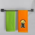 thumbnail image 4 of Harper Lane Halloween Embroidered Cotton Hand Towel 2-piece Set Haunted House Orange, 4 of 5