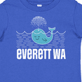 thumbnail image 4 of Inktastic Everett Washington Whale Watching Boys or Girls Baby T-Shirt, 4 of 5