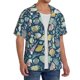 thumbnail image 2 of Fotbe Underwater Creature Camisa Estampada de Manga Corta para Hombre, Casual de Verano, Estilo Playero, Sin Arrugas-XX-Large, 2 of 5