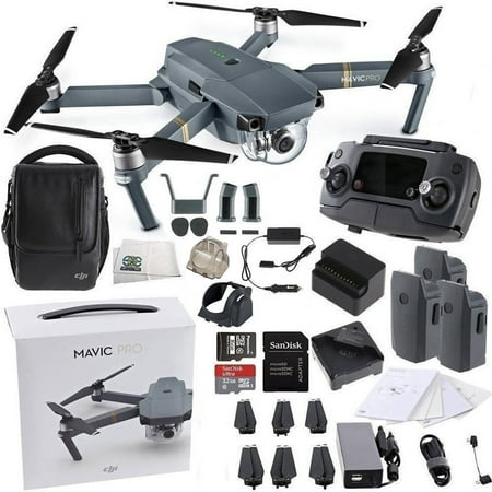 DJI Mavic Pro FLY MORE COMBO Collapsible Quadcopter Starters Bundle