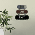 thumbnail image 4 of Designer EXIT Sign - Blue - Medium 2.75 x 7", 4 of 6