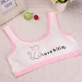 thumbnail image 2 of Bigersell Women Sports Bra Girls Printed Underwear Bra Vest Children Underclothes Sport Underwear Tall Size Halter Bra, Style 36,, 2 of 2