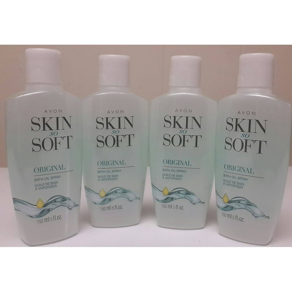 Avon Skin So Soft Original Bath Oil Spray LOT OF 4