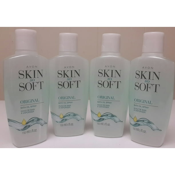 Avon Skin So Soft Original Bath Oil Spray LOT OF 4