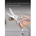 thumbnail image 6 of Kitchen Multifunctional Scissors Stainless Steel Chicken Bone Cleaver Knife Meat Fruit Boning Fish Scissors Scale Clean Scissors, 6 of 8