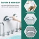 thumbnail image 5 of Whataatahia Paquete de 2 manijas de ducha con succión, barra de equilibrio de baño, soporte de pasamanos de seguridad, antideslizante, manija de baño de asistencia para personas mayores,, 5 of 5