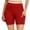 Red, variant on BUIGTTKLOP Biker Shorts Women with Pockets High Waisted Workout Belly Control Gym Running Yoga Shorts