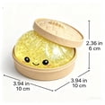 thumbnail image 2 of Juguete squishy XWB en forma de dumpling, de retorno lento, para aliviar el estrés, 2 of 8