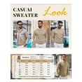 thumbnail image 5 of HAOMEILI Mens Crewneck Sweater Pullover Knit Sweater Lightweight Sweaters with Ribbing Edge, 5 of 5