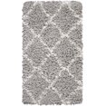 thumbnail image 2 of Nourison Ultra Plush Shag Moroccan Grey/Ivory 2'2" x 3'9" Area Rug, (2x4), 2 of 8