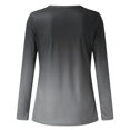 thumbnail image 5 of Puntoco - Camiseta de manga larga con cuello en V y estampado de moda de verano para mujer Puntoco Puntoco-1732, 5 of 5