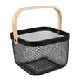 thumbnail image 2 of HCJKDU Metal Mesh Steel Basket, Storage Organizer Basket Multi-functional Hanging Kitchen Baskets Fruit Basket Bin with Handle for Kitchen Bathroom Picnic Shopping Decor Cabinet Home, 2 of 6