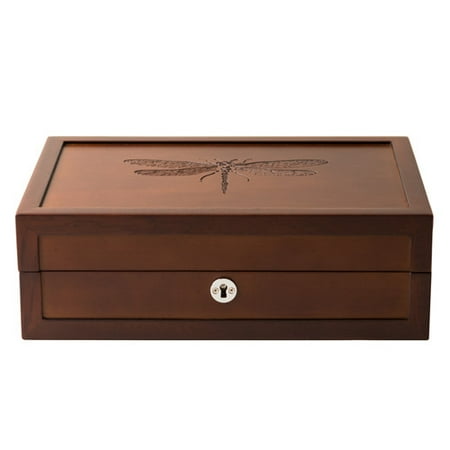 Alcott Hill Dragonfly Motif Large Jewelry Box
