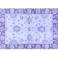 thumbnail image 1 of Ahgly Company Machine Washable Indoor Rectangle Oriental Blue Traditional Area Rugs, 5' x 8', 1 of 4