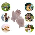 thumbnail image 5 of Unique Bargains 1 Pair Anti-slip Sunprotection Half Finger Manicure Gloves Cameo Purple, 5 of 6