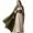 Army Green, variant on L'VOW Unisex Medieval Hooded Cloak Long Renaissance Cape with Hood - Halloween Cosplay LARP Wizard Elf Costume