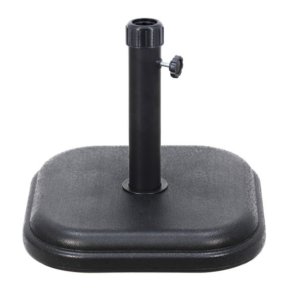 Kool 24 lbs Resin Umbrella Base in Black, Weather Resistant