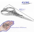 thumbnail image 2 of Nvzi Embroidery Sewing Scissors Stainless Steel for Cross Stitch Cutting Threading Needlework Handcraft Craft Art Work DIY Tool, 2 of 4