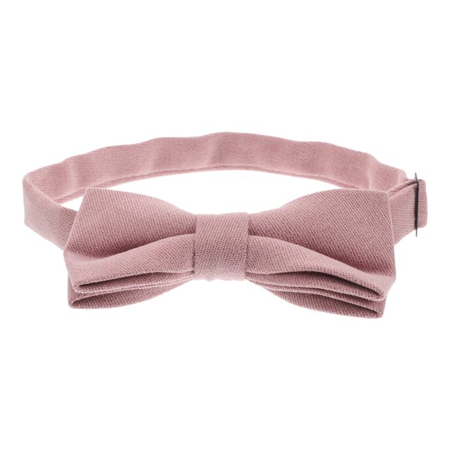Pajarita para niños para banquetes, ajustable, preatada, para niños pequeños, rosa, de algodón, bonita