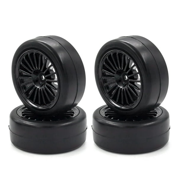 Neumático Remote Control Drift Tires Remote Control Racing Car Neumáticos 4pcs Reemplazos para 1/10 HSP94123 94122 D5 yokomo Remote Control Drift Car Abanopi Neumático