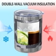 thumbnail image 2 of 12oz Tumblers White and Black Of Leopard Print Vacuum Insulated Stainless Steel Travel Tumbler Cups Mug with Lid and Straw for Beer,Coffee,Beverages with Cleaning Brush for Cold & Hot Drinks, 2 of 5