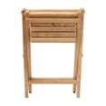 thumbnail image 4 of Nordic Teak Natural Folding Stool with String Seat - Beige, 4 of 5