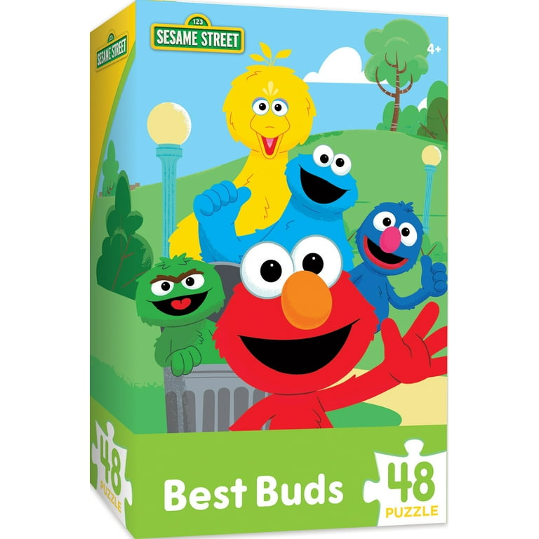 Sesame Street Best Buds 48 Pieces Interlocking Jigsaw Puzzle for