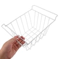 thumbnail image 3 of UPOUART Wire Freezer Baskets White Iron Freezer Bin Easy Access for Students 1Pcs, 3 of 8