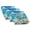 Turtle Starfish Seashell Plumeria Flower, variant on Xoenoiee Labrador Paw Print High Stretch Individual Seat Cushion Covers 3 Pack Thick Jacquard Sofa Slipcovers for 3 Couch Cushion Washable Couch Cover for Living Room Outdoor Patio