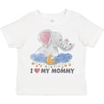 thumbnail image 3 of Inktastic I Love My Mommy Cute Elephants with Moon and Stars Boys or Girls Toddler T-Shirt, 3 of 5