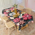 thumbnail image 5 of Multicolored Pioneer Flower Rectangle Tablecloth 60"x120",Waterproof Polyester Rectangle Table Cloth, Wipeable Spillproof Polyester Tablecloth for Dining, Camping, Indoor and Outdoor, 5 of 6