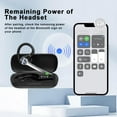 thumbnail image 4 of Bluetooth Headset, Wireless Bluetooth Earpiece with 500mAh Charging Case 72Hrs Talking Time, Built-in Mic for iOS Android Cell Phones, Wireless Headset V5.4 Hand-Free Headphones for Trucker/Office, 4 of 9