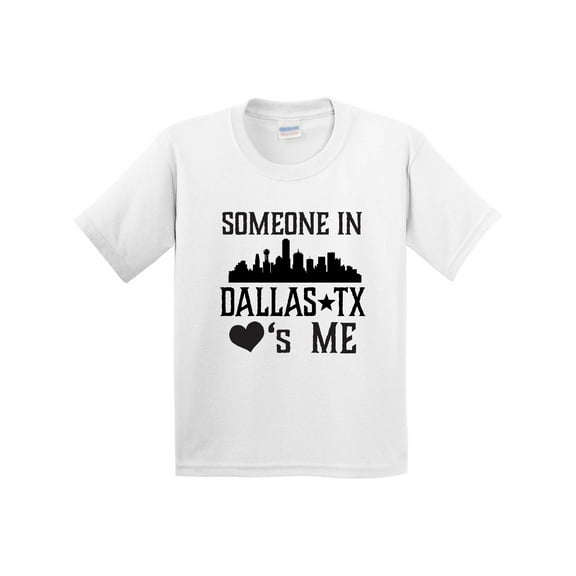 Inktastic Dallas Texas Someone Loves Me Youth T-Shirt