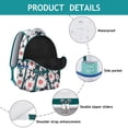 thumbnail image 4 of "Floral Sunflower Backpack for College - Trendy Wildflowers Print School Bookbag with 15 Inch Laptop Sleeve, Large Capacity Women's Backpack, Water-Resistant Material, Multiple Pockets", 4 of 6
