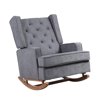 Ducklingup Convertible Rocking / Stationary Chair 2 Types Removable Legs Sofa