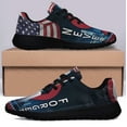 thumbnail image 3 of Never Forget 911 Patriot Day American flag Shoes Sneakers Black Size 11, 3 of 7