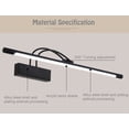 thumbnail image 5 of Aiwen LED Vanity Light Modern Light Fixture Rectangle Wall Lamp 11 Watts Black, 5 of 8