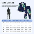 thumbnail image 4 of Sikiie Astronaut Dinosaur and Space Mens Pajama Set, Soft Warm Long Sleeve Sleepwear, Cozy Button-Down Pjs for Men-Small, 4 of 7