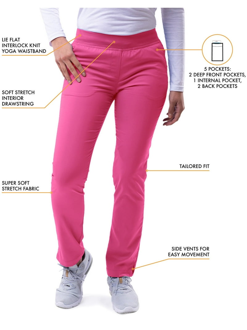 Adar Pro Core Classic Scrub Set For Women - Tailored V-Neck Scrub