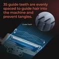 thumbnail image 4 of JIGOO C200 Cordless Stick Vacuum Cleaner, 23KPa Strong Suction, 40-Min Runtime, Lightweight for Carpet, Hard Floor, Pet Hair, LED Headlight, Telescopic Metal Tube, Gray (US Plug), 4 of 15