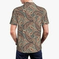 thumbnail image 2 of Polo Shirts for Men, Paisley Pattern No.90127 Cuteness Casual Mens Polo Shirts Short Sleeve Button Down Classic Mens Golf Polo Shirts, 2 of 7