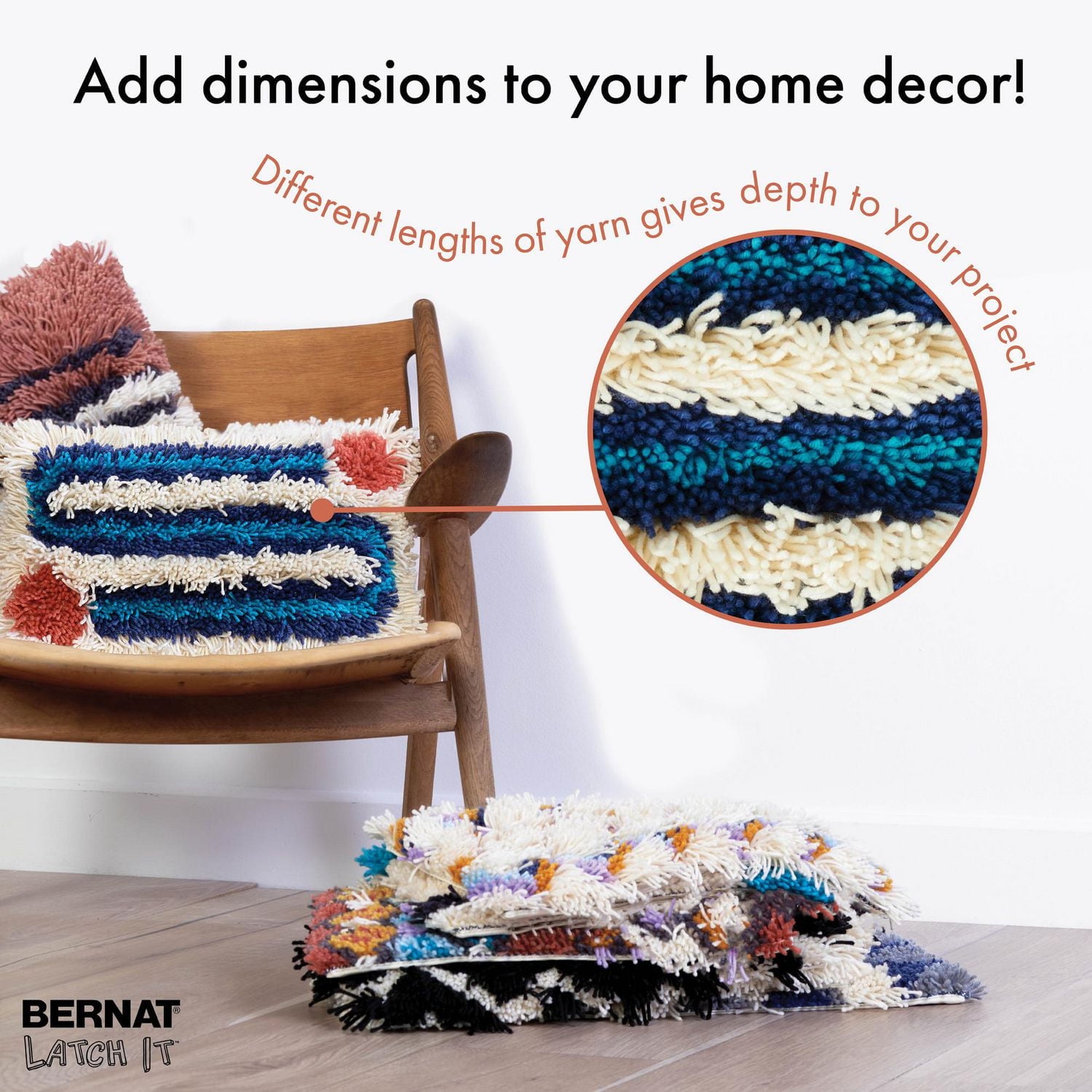 Bernat® Latch It™ Boho Collection Acrylique Fil Kit