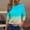 Sky Blue, variant on Womens 3/4 Sleeve Tops Casual Pullover Plus Size Dressy,Tunic Summer Graphic T-shirts for Womens Crew Neck