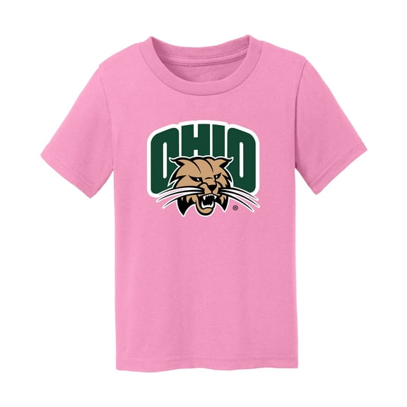 Toddler Chad & Jake  Light Pink Ohio Bobcats Logo T-Shirt