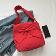 thumbnail image 3 of Bolsa De Hombro Bolso bandolera para mujer Oxford Cute Bow Decor Estudiantes Hombro Mochila (Rojo) Ehuebsd Para Estrenar, 3 of 6
